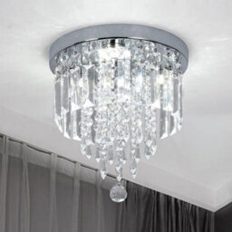 Led Crystal Ceiling Lights Chandelier Lamp Cool White 28X25Cm - thumbnail 3