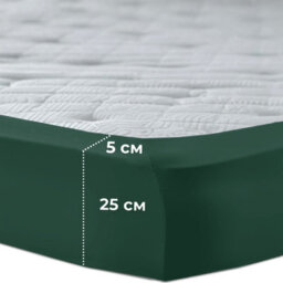 Aspire Homeware Emerald Fitted Sheet-(25Cm) Deep Hotel Quality -Breathable Fitted Bed Sheets Single (L)190Cm X (W)91Cm - thumbnail 6