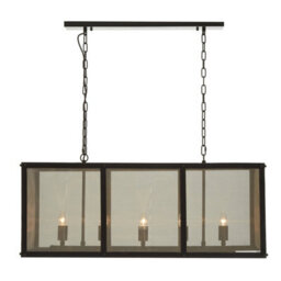 Orsina Black Finish Wide Pendant Light With Hints Of Gold - thumbnail 4