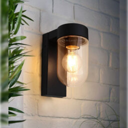 Long Life Lamps Company Modern Garden Outdoor Black Wall Light Lantern Zlc367B - thumbnail 7