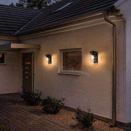 Long Life Lamps Company Modern Garden Outdoor Black Wall Light Lantern Zlc367B - thumbnail 8