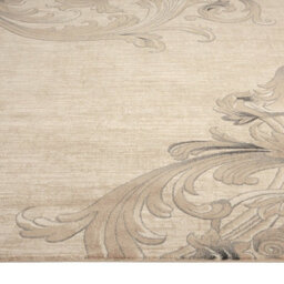 Floral Mocha Luxurious Modern Easy To Clean Living Room Bedroom & Dining Room Rug-239Cm X 320Cm - thumbnail 2