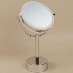Cosmic Magnifying Mirror, X1/x5, Swivel, Adjustable Led Light, Chrome, Usb Charging Port, Architect Collection (3W 5V/1A) - thumbnail 4