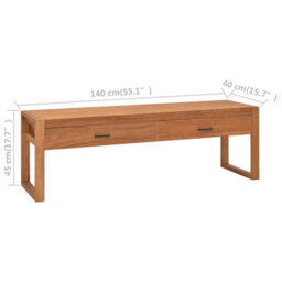 Berkfield Tv Cabinet 140X40X45 Cm Recycled Teak Wood - thumbnail 9