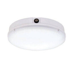 Luminosa Lighting Luminosa Forca Cct Integrated Led Outdoor Flush Light Gloss White, Opal Ip65 - thumbnail 1
