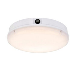 Luminosa Lighting Luminosa Forca Cct Integrated Led Outdoor Flush Light Gloss White, Opal Ip65 - thumbnail 2