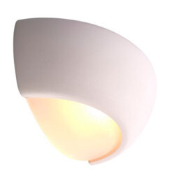 Anson Lighting Apache Wall Light Finished In Unglazed Ceramic - thumbnail 4