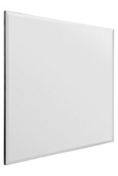 "MirrorOutlet The Moderni - All Glass Modern Bevelled Square Wall Mirror 27"" X 27"" (70X70Cm)" - thumbnail 4