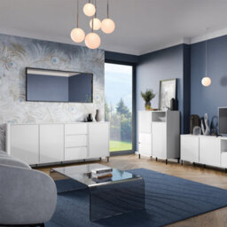 Furniture To Go Avenale Sideboard 3 Door 3 Drawer In Alpine White High Gloss - thumbnail 7