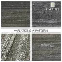 Lite Stone Monsoon Black Marble Veneer 30 X 20Cm Sample - thumbnail 2