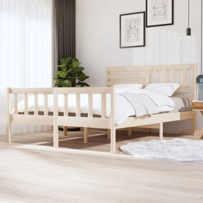 Berkfield Bed Frame Solid Wood 160X200 Cm - image 1