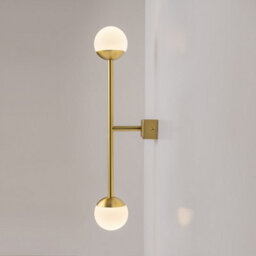 Luminosa Lighting Luminosa Touch Modern Integrated Led Wall Lamp Brass Touch Control 3000K 800Lm White Shade - thumbnail 4