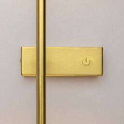 Luminosa Lighting Luminosa Touch Modern Integrated Led Wall Lamp Brass Touch Control 3000K 800Lm White Shade - thumbnail 5