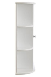Orsina Contemporary Seven Shelf Mirrored Door Bathroom Cabinet, Compact Design Display Cabinet, Functional Cabinet - thumbnail 3