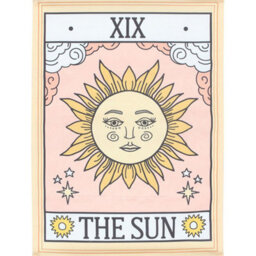 The Sun Vintage Tarot Wall Hanging - thumbnail 3