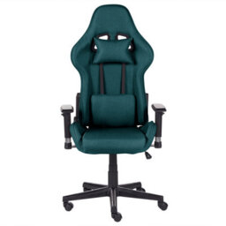 Beliani Gaming Chair Warrior Dark Green - thumbnail 5