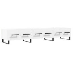 Berkfield Sturdy Tv Cabinet White 150X36X30 Cm Engineered Wood - thumbnail 1