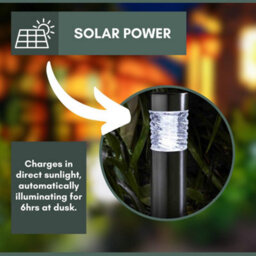 Marco Paul Solar Bollard Garden Stake Light - thumbnail 5