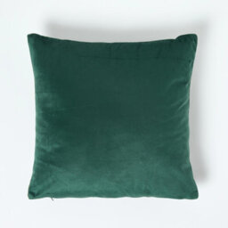 Homescapes Festive Alpine Tree Cushion Moss Green Woven Design - thumbnail 3