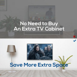 Fativo  Tv Bracket Wall Mount Double Arms Ultra Strong Stable Support Lcd Led 32-55 Inch - thumbnail 4