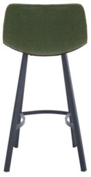 Lamboro Antico Single Kitchen Bar Stool, Powder-Coated Stainless Steel Legs With Footrest, Breakfast Bar & Home Barstool, Sage Green - thumbnail 6