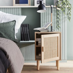 Sweeek - Pair Of Woven Rattan Bedside Tables Camargue Natural 40X30X58 Cm - thumbnail 8