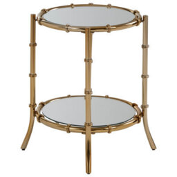 Orsina Premier Housewares Bamboo Design Side Table - thumbnail 3