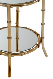 Orsina Premier Housewares Bamboo Design Side Table - thumbnail 4
