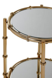 Orsina Premier Housewares Bamboo Design Side Table - thumbnail 5