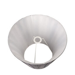 Pacific Lifestyle 35Cm Grey Silk Box Pleat Empire Empire Table Lampshade - thumbnail 4