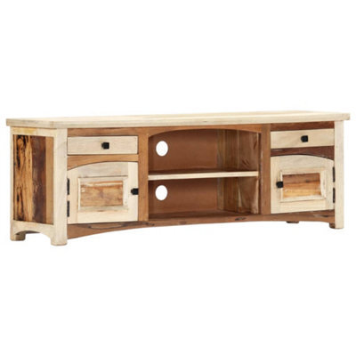 Berkfield Tv Cabinet 120X30X40 Cm Solid Reclaimed Wood - image 1