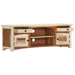 Berkfield Tv Cabinet 120X30X40 Cm Solid Reclaimed Wood - thumbnail 2