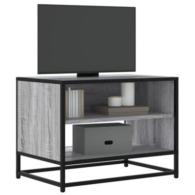 Berkfield Tv Cabinet Grey Sonoma 61X40X46 Cm Engineered Wood And Metal - image 1
