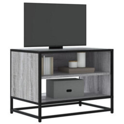 Berkfield Tv Cabinet Grey Sonoma 61X40X46 Cm Engineered Wood And Metal - thumbnail 1