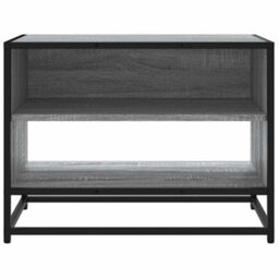 Berkfield Tv Cabinet Grey Sonoma 61X40X46 Cm Engineered Wood And Metal - thumbnail 4
