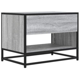 Berkfield Tv Cabinet Grey Sonoma 61X40X46 Cm Engineered Wood And Metal - thumbnail 6