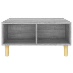 Berkfield Stylish Coffee Table Grey Sonoma 60X60X30 Cm Engineered Wood - thumbnail 4