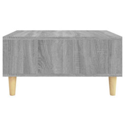 Berkfield Stylish Coffee Table Grey Sonoma 60X60X30 Cm Engineered Wood - thumbnail 5