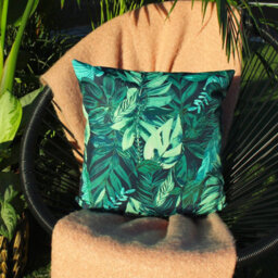 Furn. Psychedelic Jungle Abstract Outdoor Cushion Cover - thumbnail 3
