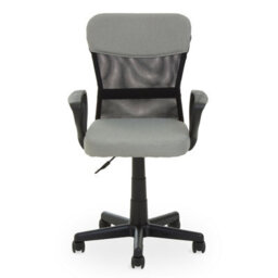 Orsina Comfortable Black And Grey Home Office Chair, Ergonomic Work From Home Chair, Movable Ergonomic Chair