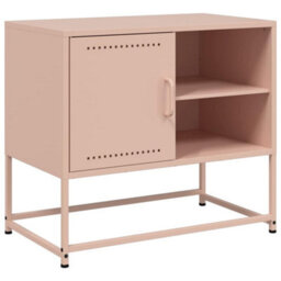 Berkfield Industrial Tv Cabinet Pink 68X39X60.5 Cm Steel