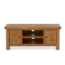 Zelah Oak 120Cm Large Tv Unit - Fully Assembled By Roseland Furniture - thumbnail 9