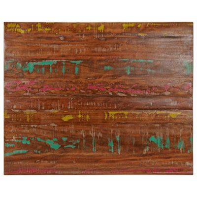 Berkfield Table Top 110X80X2.5 Cm Rectangular Solid Wood Reclaimed - image 1