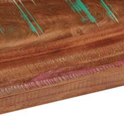 Berkfield Table Top 110X80X2.5 Cm Rectangular Solid Wood Reclaimed - thumbnail 7