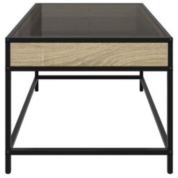 Berkfield Coffee Table With Infinity Led Sonoma Oak 70X50X41 Cm - thumbnail 7