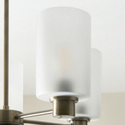 Pagazzi Lighting Kingsholm 5-Light Antique Brass Semi-Flush Ceiling Light - thumbnail 4