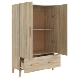 Vidaxl Highboard Sonoma Oak 70X31X115 Cm Engineered Wood - thumbnail 4