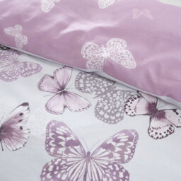 Catherine Lansfield Bedding Scatter Butterfly Duvet Cover Set With Pillowcases Heather - thumbnail 3