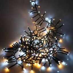 Shatchi 480 Christmas Tree Cluster Warm And Cool White Lights Multifunction 8 Light Modes - thumbnail 1