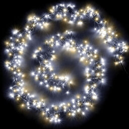 Shatchi 480 Christmas Tree Cluster Warm And Cool White Lights Multifunction 8 Light Modes - thumbnail 2